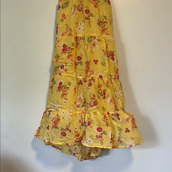 George Yellow Ruffle Dress - Picture 3 of 9